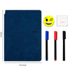 Pousbo® Leather Erasable Whiteboard Notebook