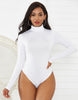 Women's 12-Color Sexy Long-Sleeved High-Necked Bodysuit