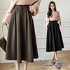 Retro high-waisted crotch covering thin tweed half-body skirt