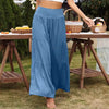 Women High-waisted Wide Leg Casual Trousers