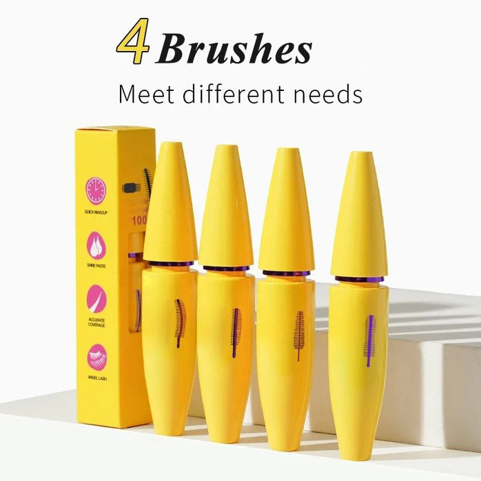 Pousbo® 4 Types of Brushes - Volume Lengthening Mascara