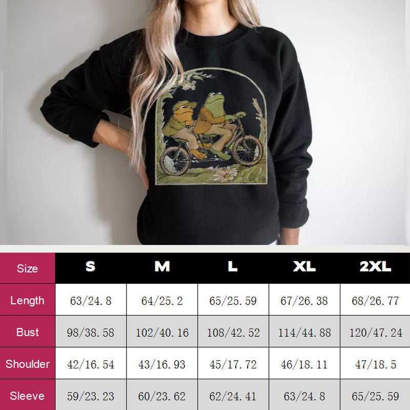 Women's Frog and Toad Long Sleeve Sweatshirt