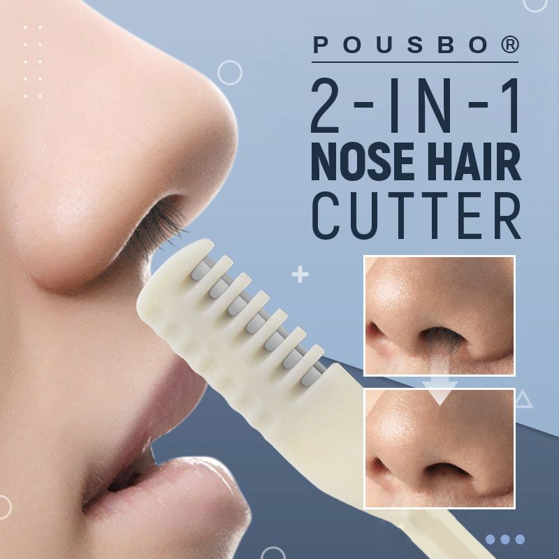 Pousbo® 2-in-1 Nose Hair Cutter