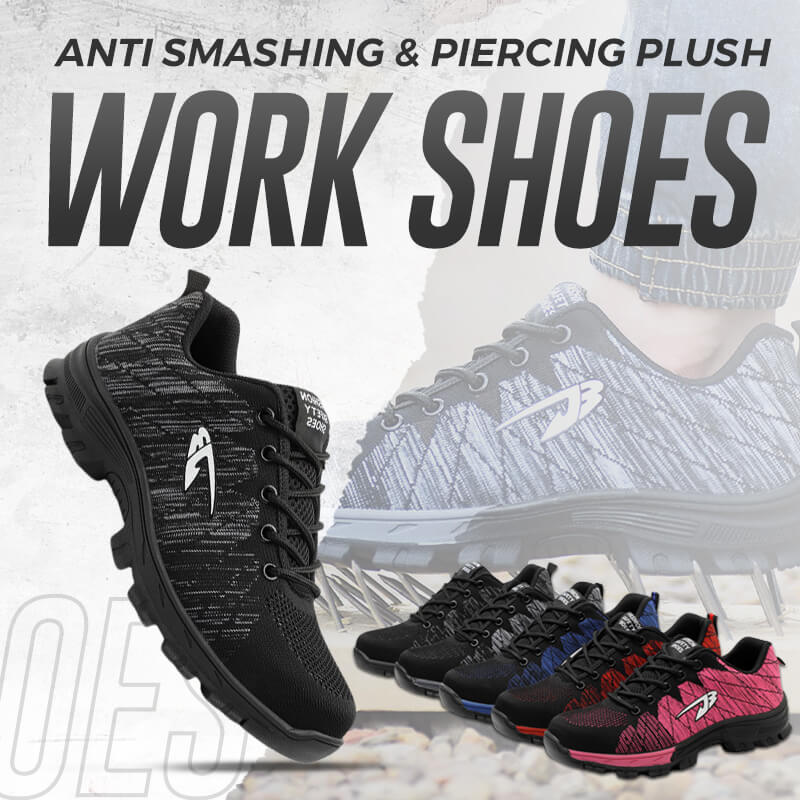 Anti Smashing and Piercing Plush Work Shoes