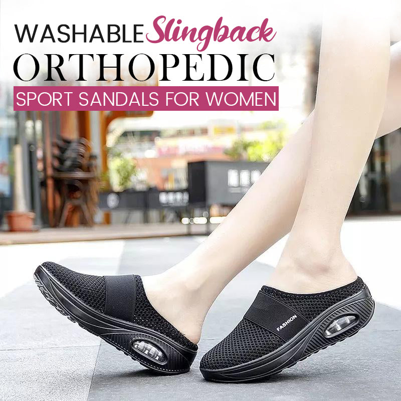 Washable Slingback Orthopedic Sport Sandals For Women