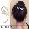 Pousbo® Delicate Ponytail Hairpin Peacock Hair Clip