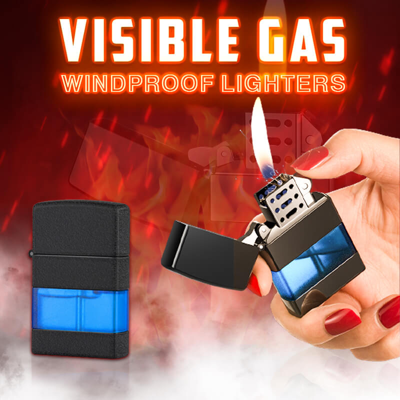 Visible Gas Windproof Lighters