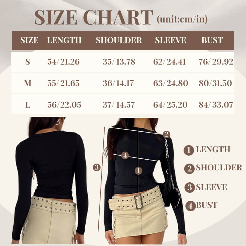 Women’s Basic Slim Open Navel T-shirt