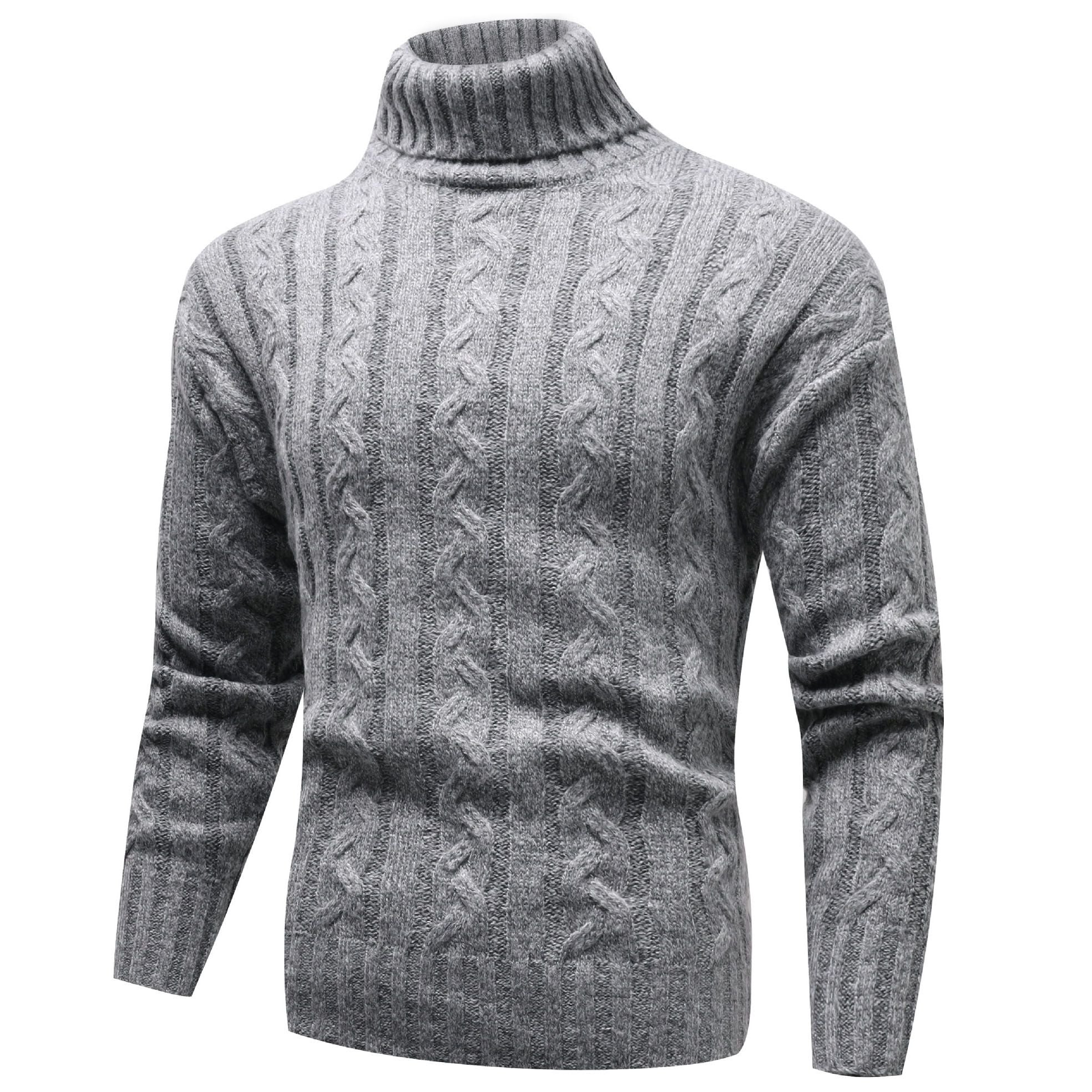 Men's Fashionable Knit Turtleneck Sweater