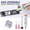 Pousbo® NC-559-ASM No-Clean Flux Paste and 10 Milliliters Pneumatic Dispenser (Complete with Plunger & Dispensing Tip)