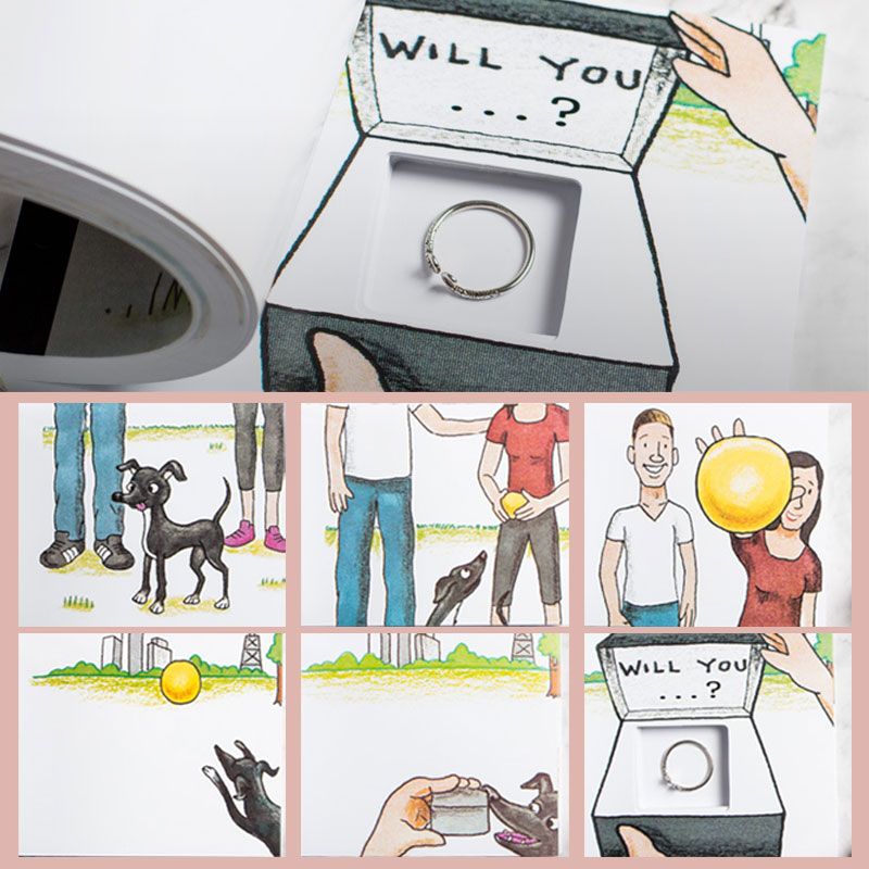 Surprise Flipbook for Proposal -- Hide Your Ring