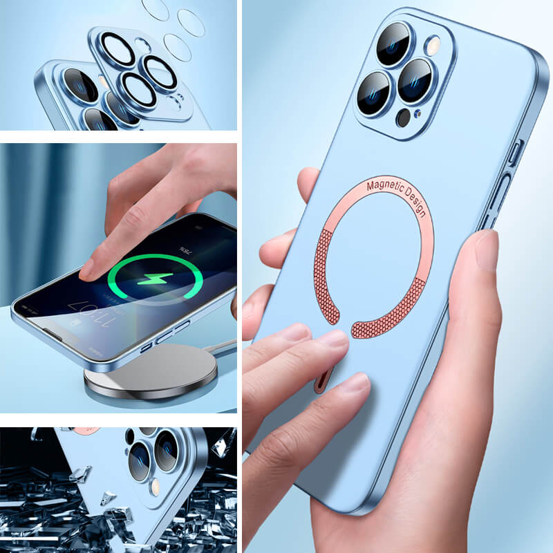 Pousbo® Magnet Soft Frosted Case For iPhone