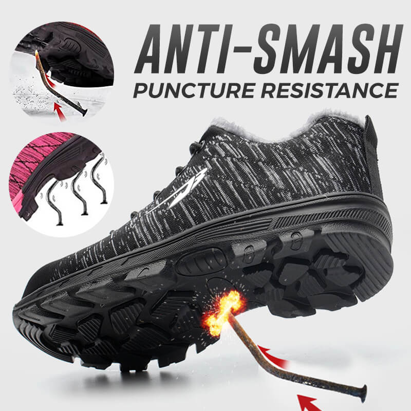 Anti Smashing and Piercing Plush Work Shoes