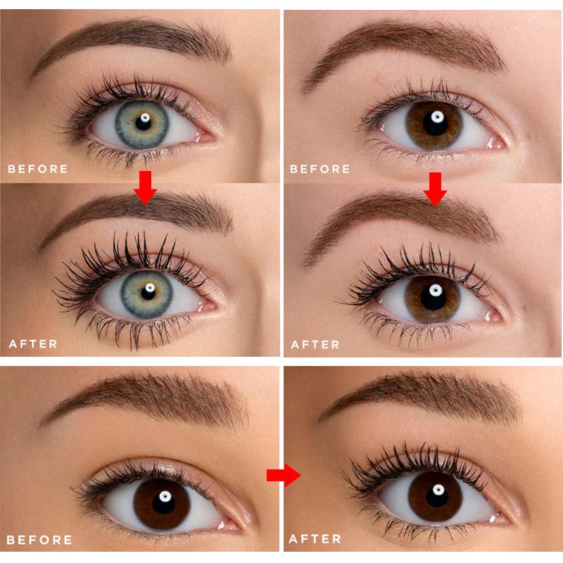 Pousbo® 4 Types of Brushes - Volume Lengthening Mascara