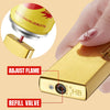 Creative Windproof Dual Flame Refillable Gas Lighter