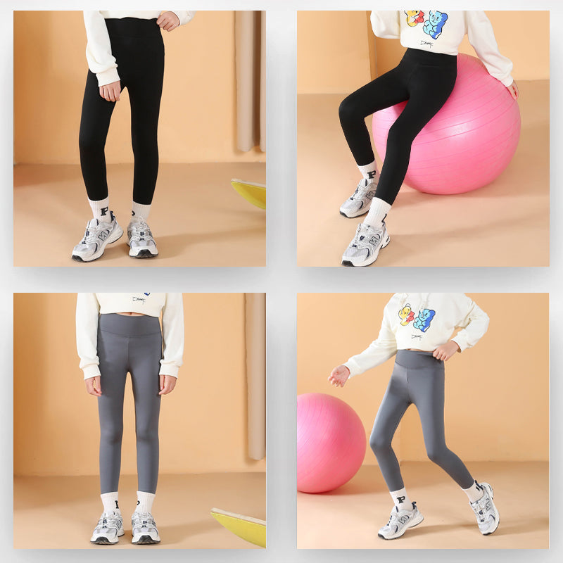 Warme Fleece-Leggings für junge Mädchen