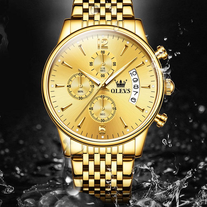 Pousbo® Automatic Mechanical Watch Luxury Gold Watch for Men