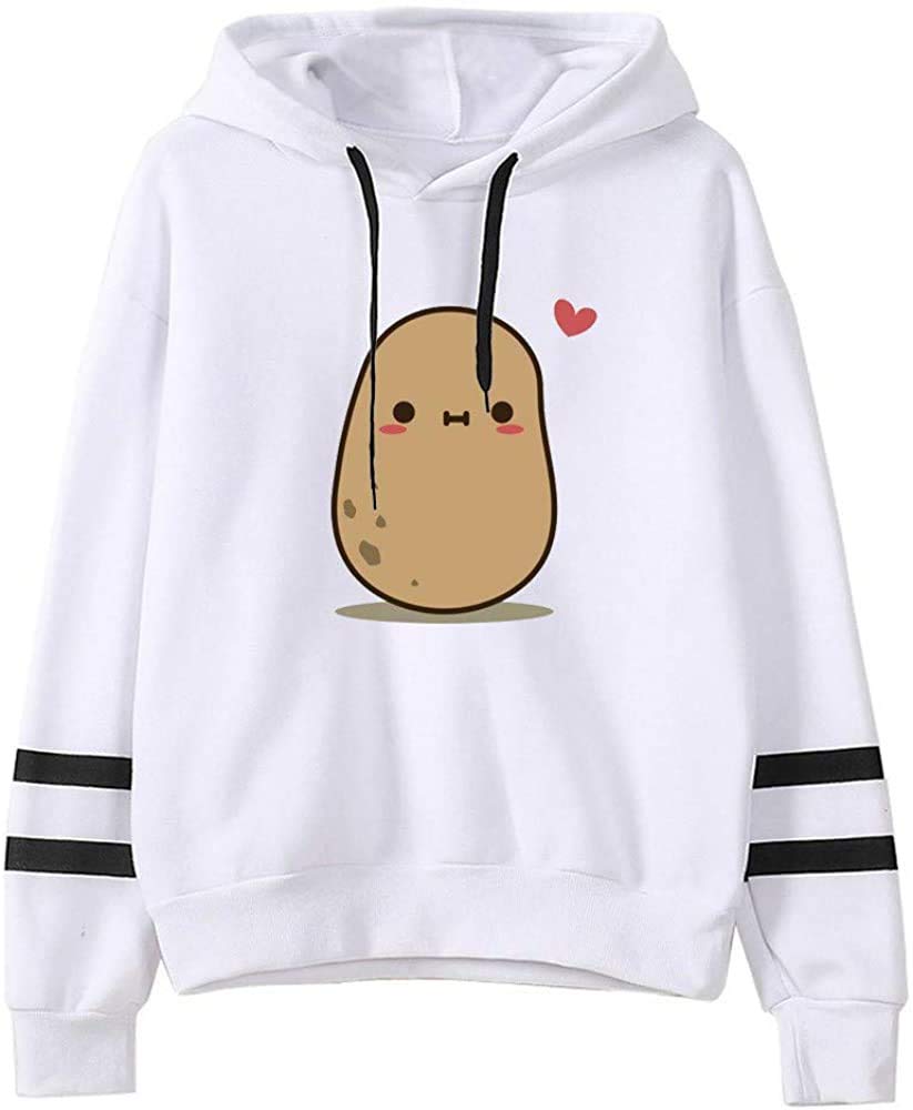 Casual Potato Hooded Sweatshirt