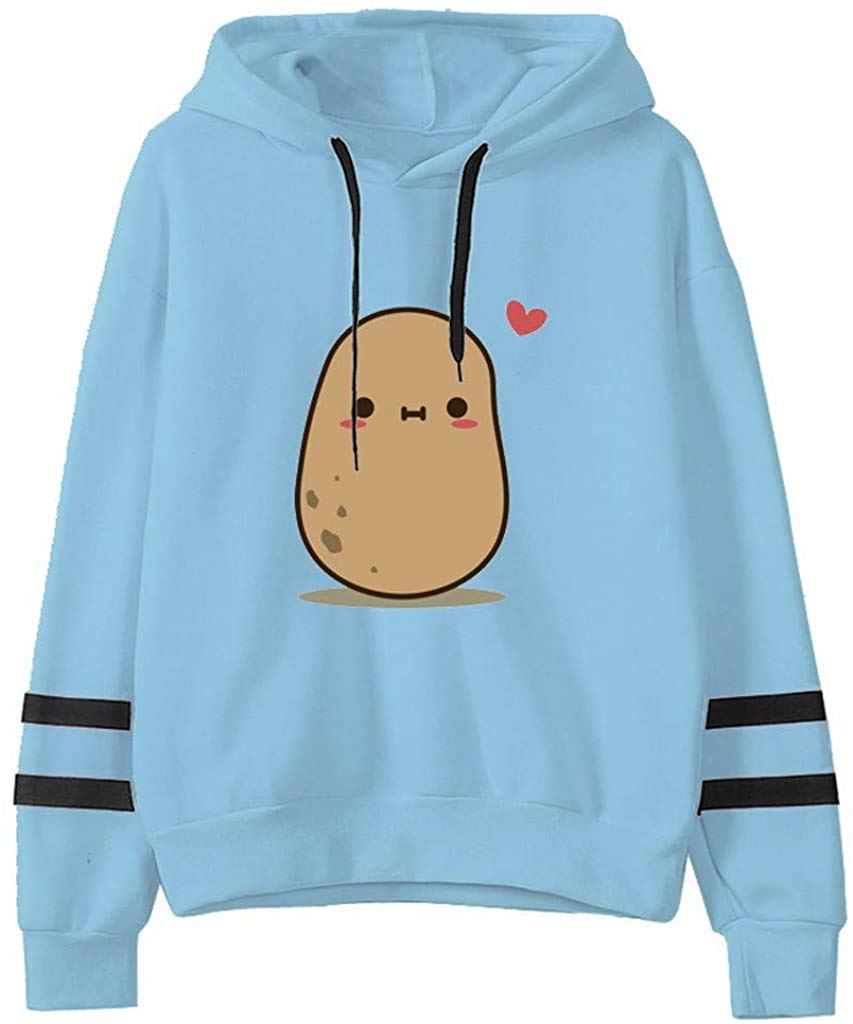 Casual Potato Hooded Sweatshirt