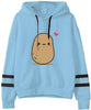 Casual Potato Hooded Sweatshirt