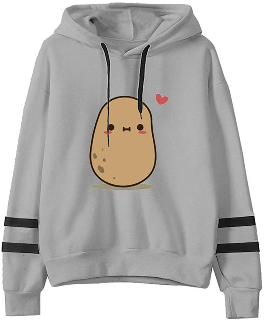 Casual Potato Hooded Sweatshirt