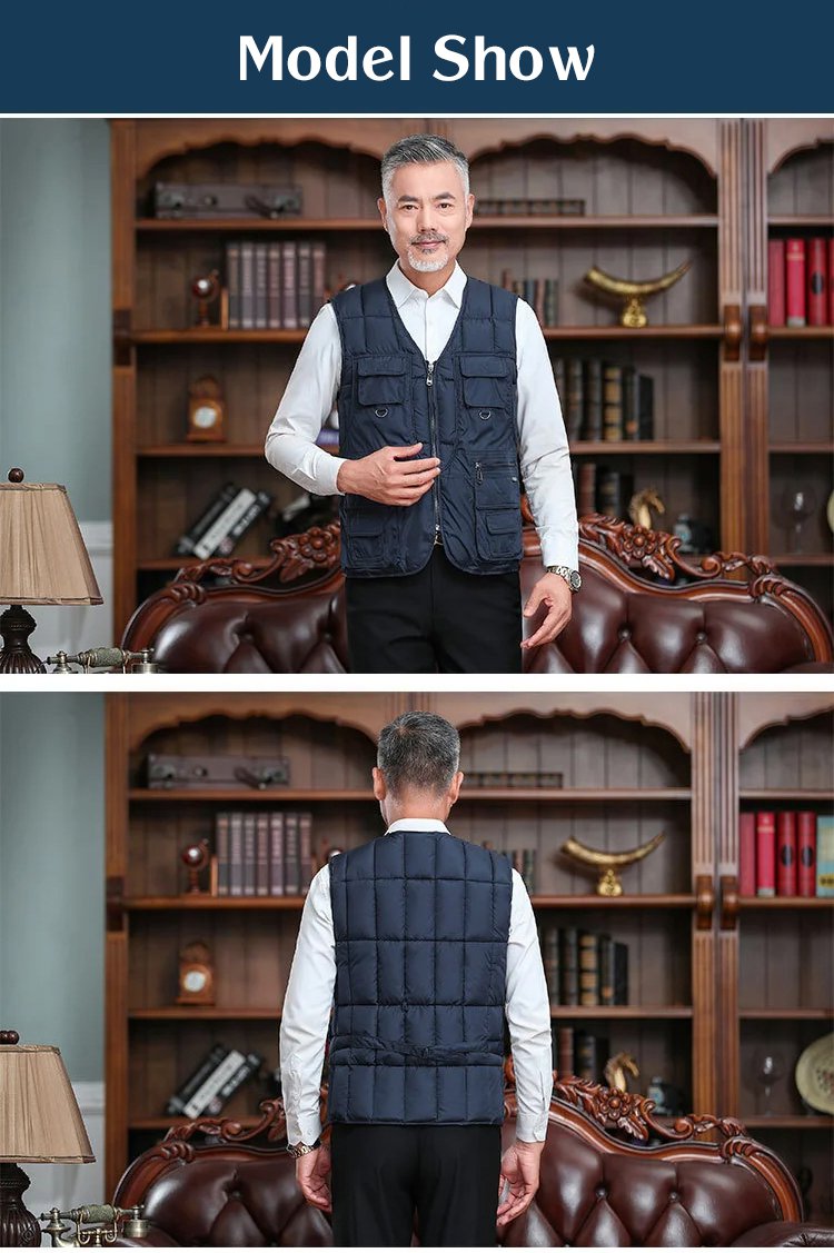 Men’s Multi-Pocket Down Vest