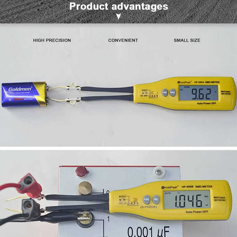 LED Multimeter Diode Resistance and Capacity Tester