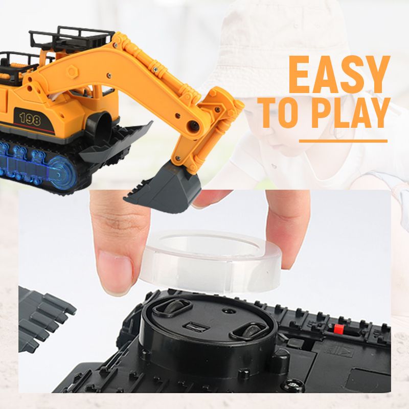 Electric Excavator Toy - Shoot-at-the-basket