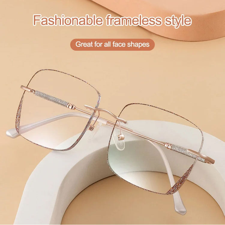 Pousbo® Fashion Rimless Anti-Blue Light Myopia Glasses