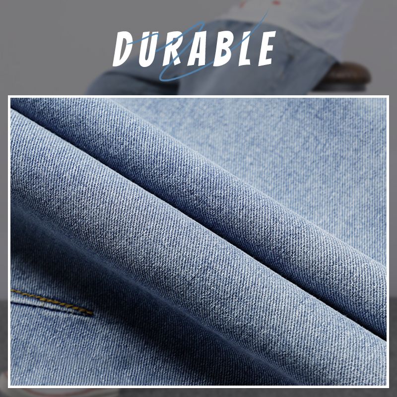 Men’s Casual Loose Plus-size Jogger Denim Pants