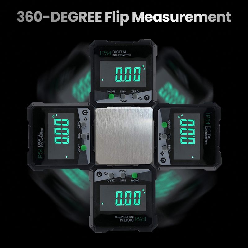 Pousbo® Mini LCD Digital Inclinometer Angle Gauge