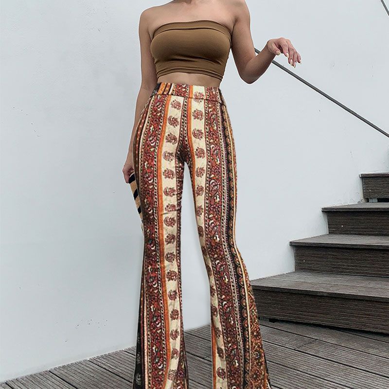 Women’s Fashionable Yoga Full-length Wide-leg Flares