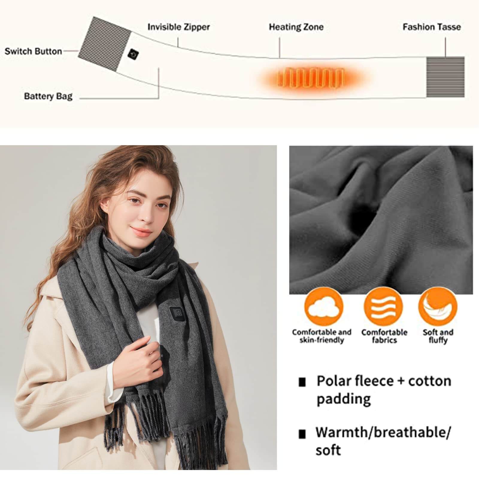 USB Heating Scarf