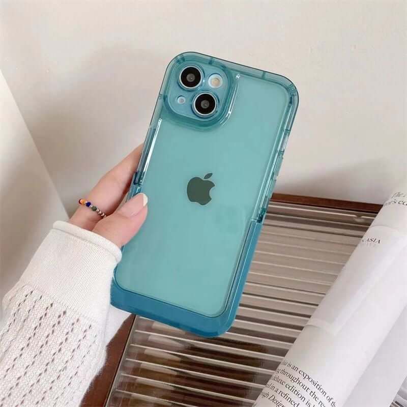 Pousbo® Candy Invisible Bracket Case Cover For iPhone