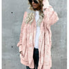 Women's Winter Plush Hoodie Cardigans with Pockets