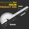 Pousbo® 2in1 Stainless steel angle ruler