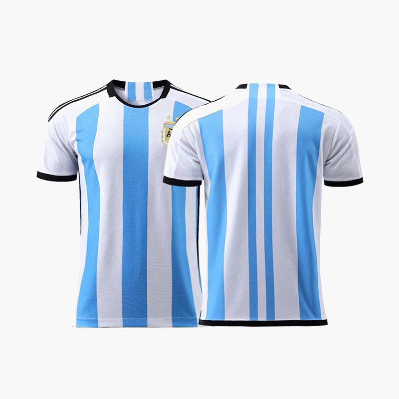 World Cup Football Three-Star Champion Argentina Jersey