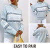 New Year Christmas Snowflake Knit Sweater