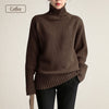 High-neck Simple Design Sweater