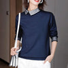 Stylish Casual Pullover Shirt Collar Sweater