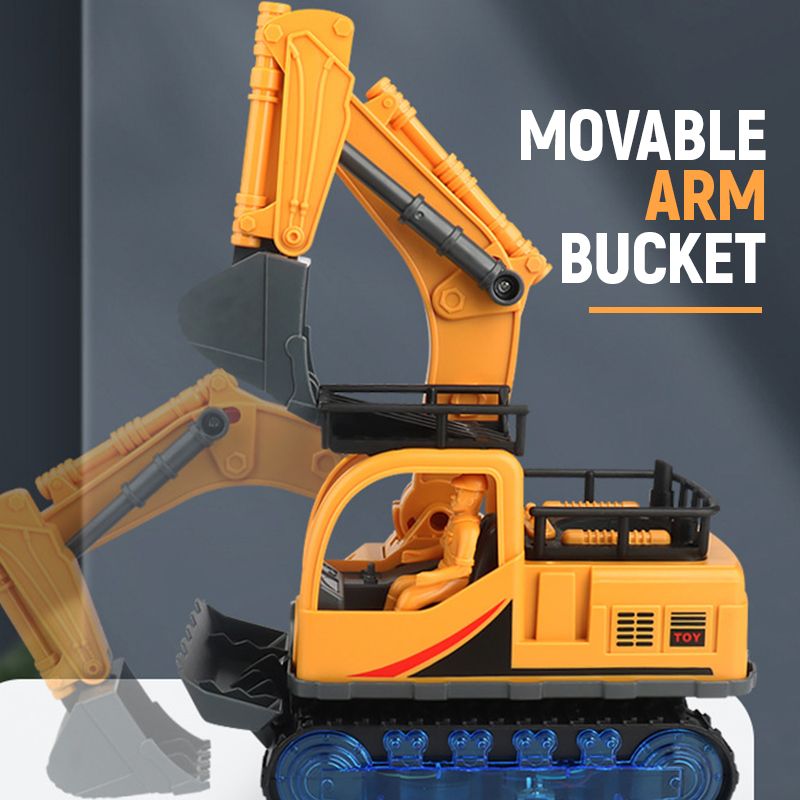 Electric Excavator Toy - Shoot-at-the-basket