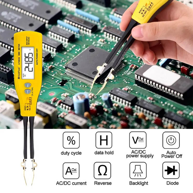 LED Multimeter Diode Resistance and Capacity Tester