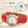 Pousbo® Stylish Waterproof Ladies Watch with Floating Diamonds