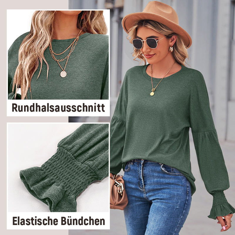 Laternenärmel-Pullover für Frauen