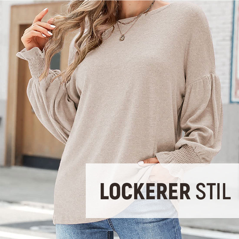 Laternenärmel-Pullover für Frauen