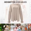 Laternenärmel-Pullover für Frauen