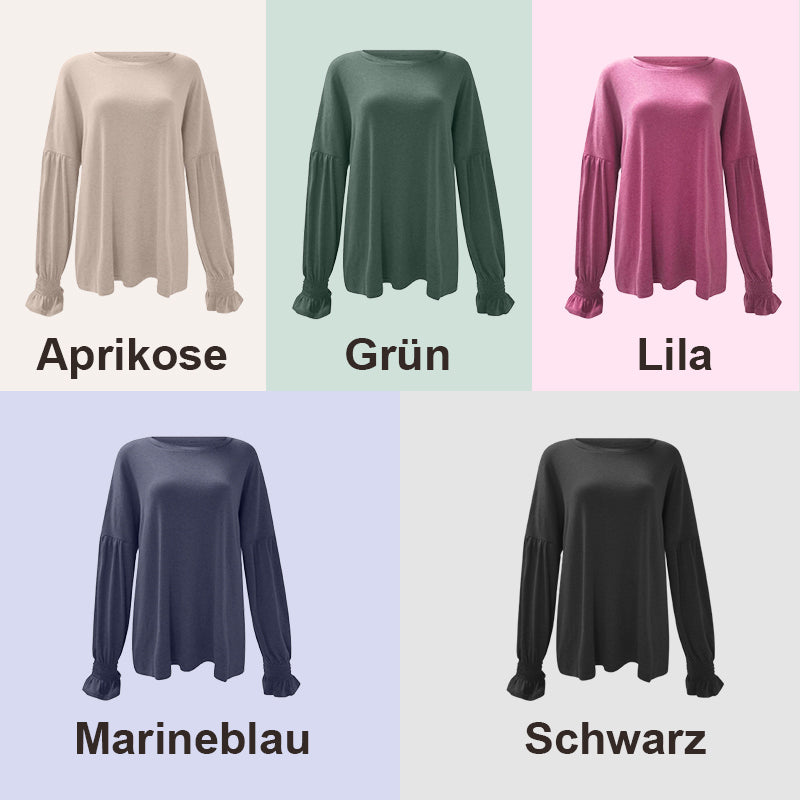 Laternenärmel-Pullover für Frauen