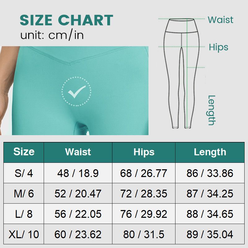 Women’s Lightweight Stretchy Crossover Leggings