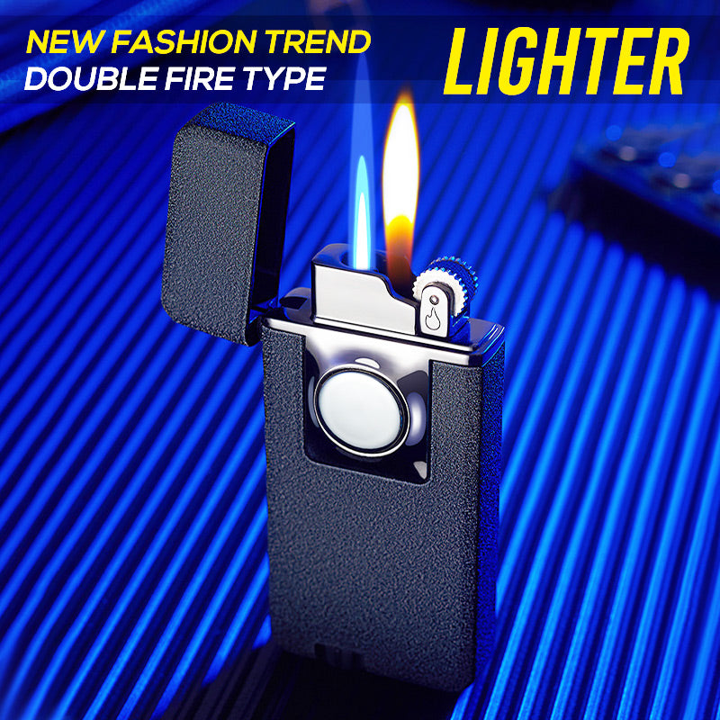 New Fashion Trend Double Fire Type Lighter