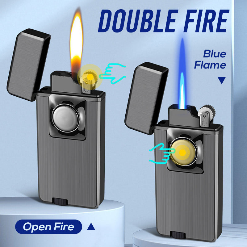 New Fashion Trend Double Fire Type Lighter